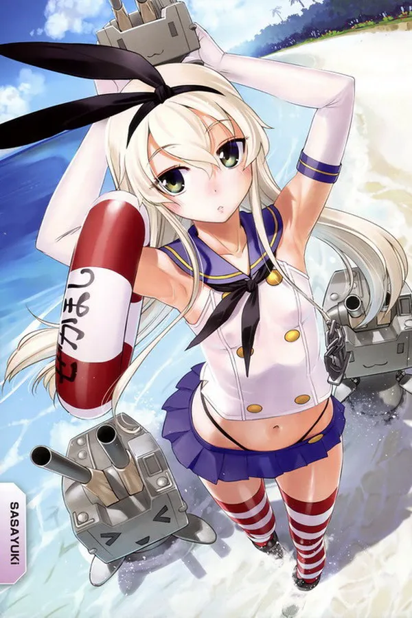 

Fleet Collection Anime Shimakaze 45*30CM Wall Scroll Poster #35741