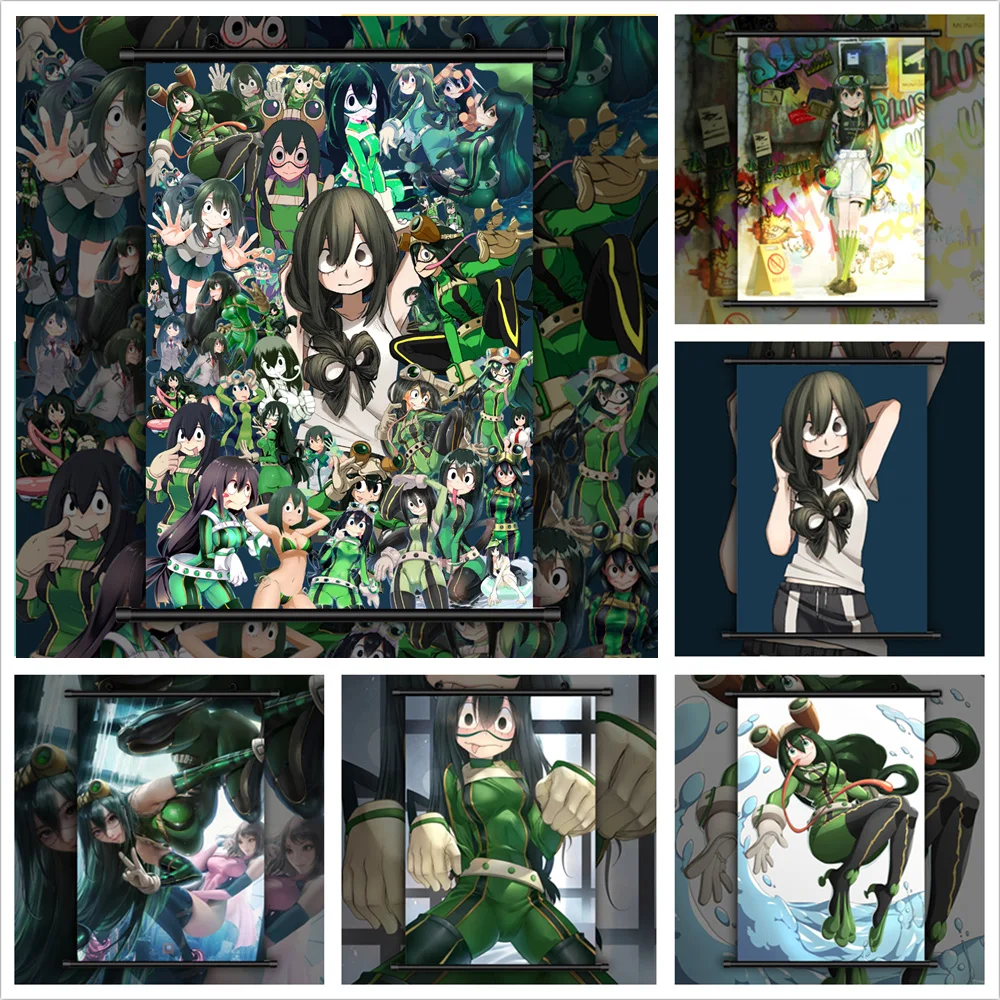 

Boku no My Hero Academia Asui Tsuyu Anime manga wall Poster Scroll B