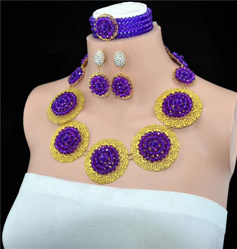 Нигерийские Свадебные аксессуары золотые ювелирные изделия плавающие амулеты