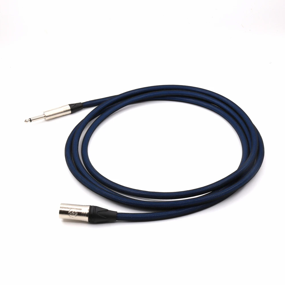3 м посеребренный XLR штекер к 6 мм разъем стерео микрофонный кабель|stereo microphone