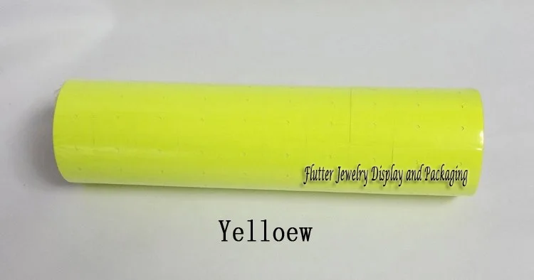 yellow Шесть цветов 10 рулонов бочка 4000 шт стикер для цены клейкие бумажные наклейки для ценника Заправка для MX-5500 ценник метка пистолет Lableller - Цвет: yellow