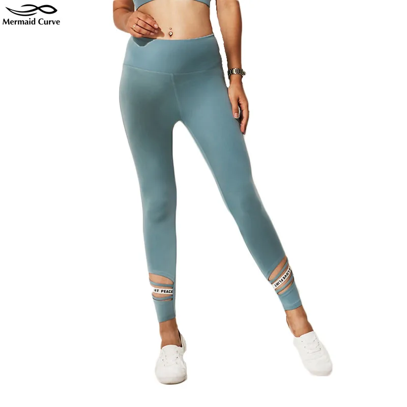 Обтягивающие леггинсы с высокой талией для занятий йогой и фитнесом|Штаны йоги| |