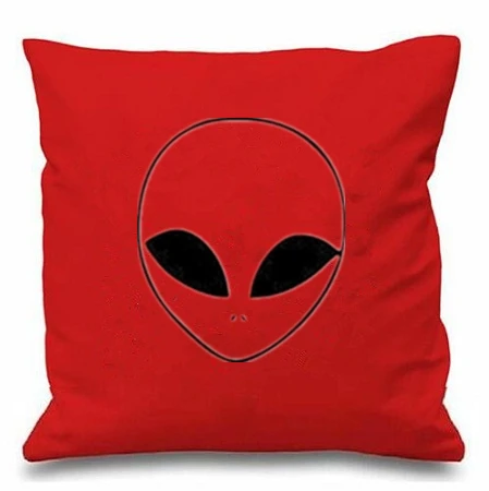 Новинка Наволочка с логотипом инопланетянина наволочка головой НЛО хипстер лицо