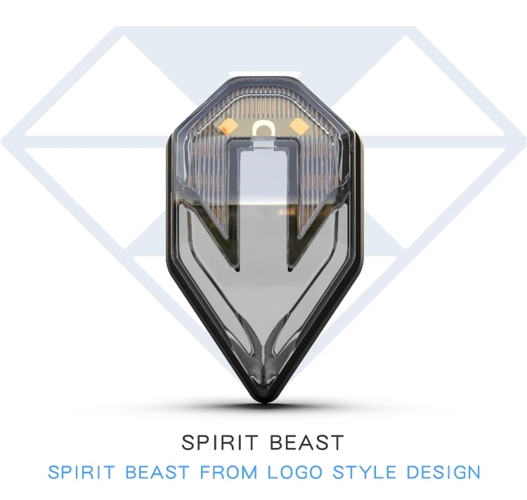 SPIRIT BEAST CB190 мотоциклы выделяют предупреждающие огни 12 В Водонепроницаемые огни Светодиодный фонарь для мотокросса модифицированные аксессуары для укладки