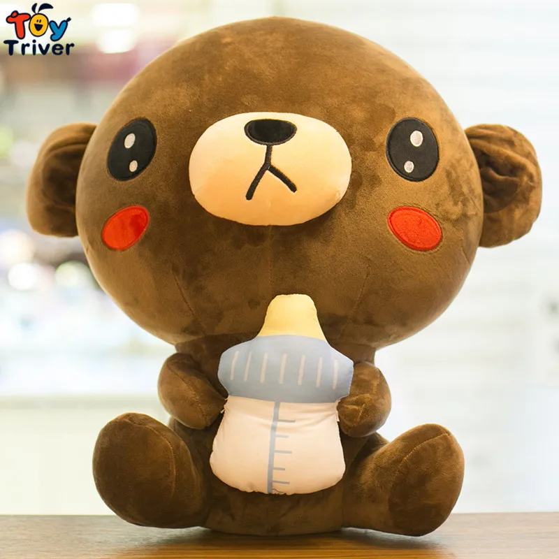 Kawaii бурый плюшевый медведь игрушка чучело медведя куклы для маленьких детей