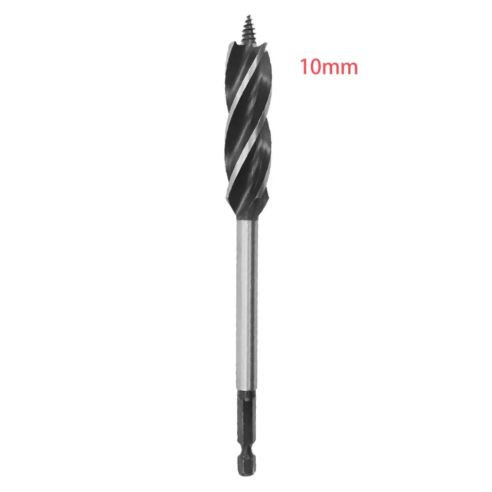 10mm - 35mm HSS 4 Cutter Flute Hex Shank Woodworking Carpenter Door Lock Bore Hole Gun Core Twist Auger Drill Bit | Инструменты