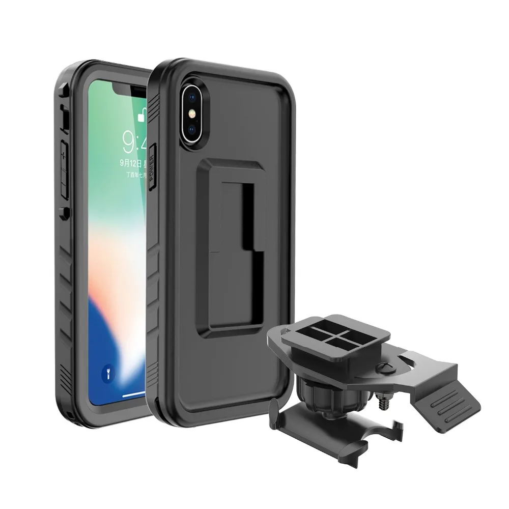 Крепление на велосипед для iPhone X XS 7 8 Plus, ударопрочный чехол, держатель для телефона, руль, люльки, защитный чехол