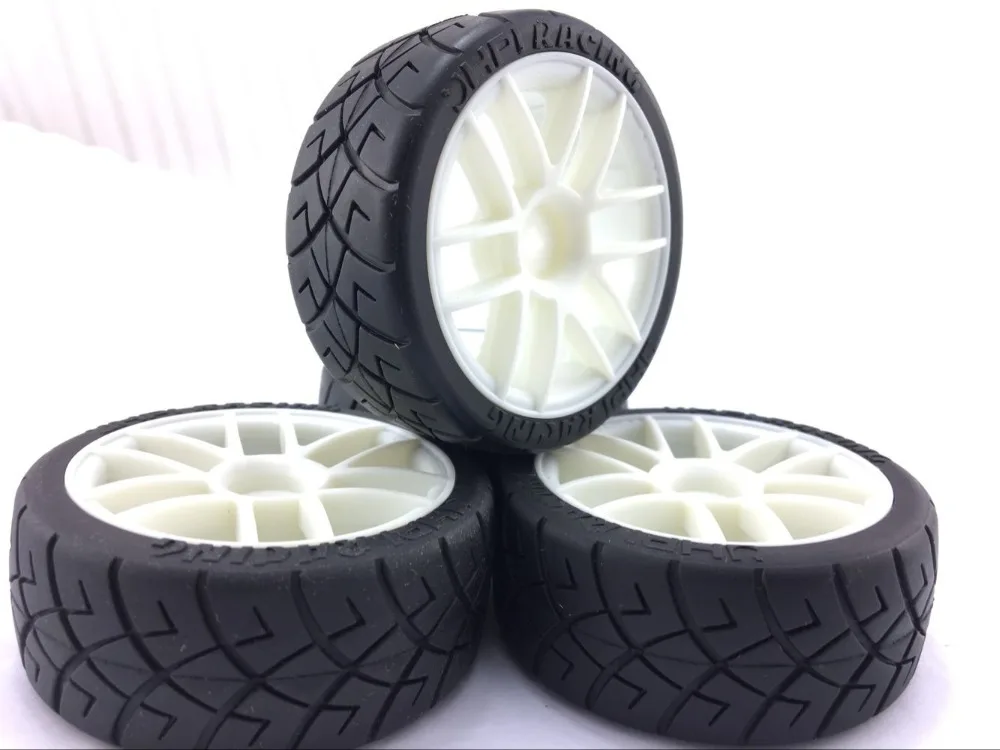 4 шт. HPI колеса для Kyosho FW06 DRIFT RS4 3 Flux 1/10 резиновые гоночные дрифтерные колеса/шины