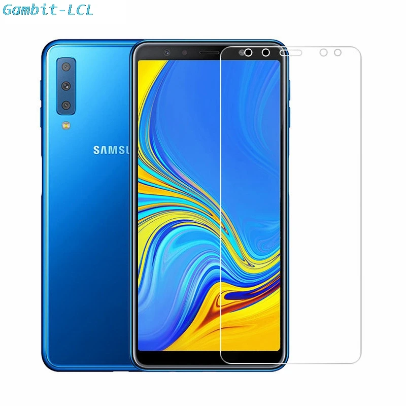 Закаленное стекло 9H для Samsung Galaxy A7 2018 6 дюймов оригинальная стеклянная защитная
