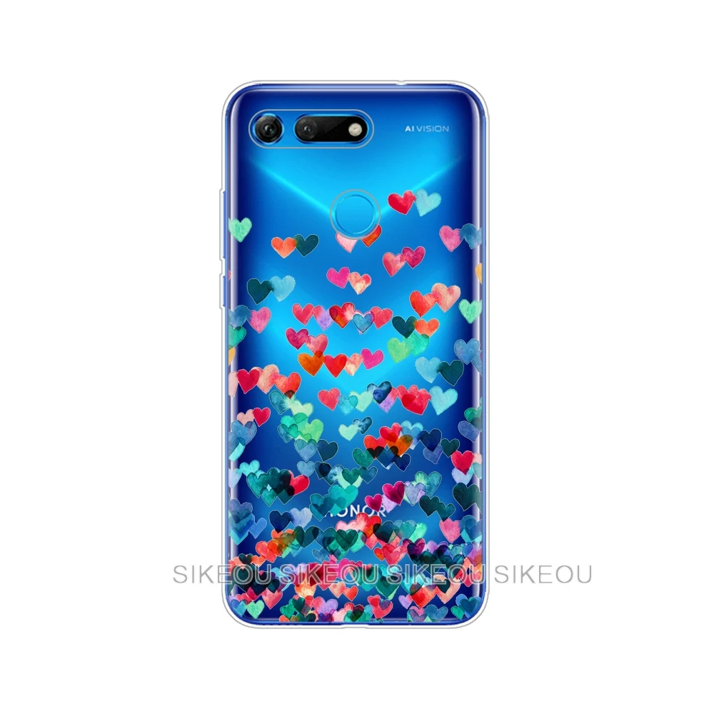34649 Чехол для huawei Honor View 20 V20, чехол из ТПУ, мягкий силиконовый чехол для Honor V20, чехол с мультяшным животным - Цвет: 34649