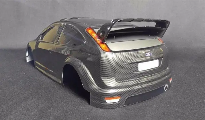 1/10 RC ONROAD самоходный автомобиль PC корпус из углеродного волокна 190 мм FFord Foucs RS WRC