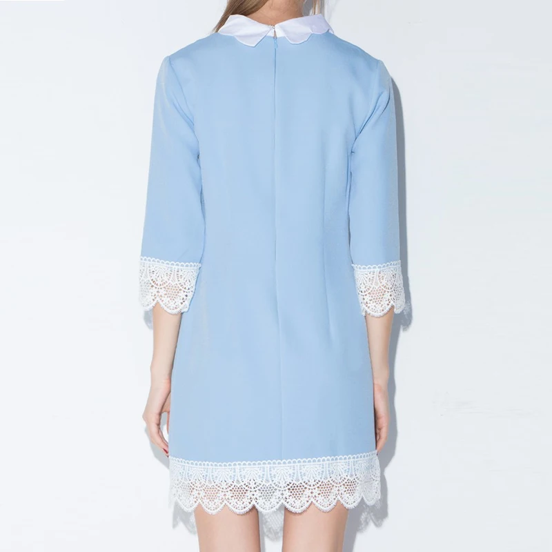 2015 новый зимний сладкий кружевным воротником шить темперамент развивать