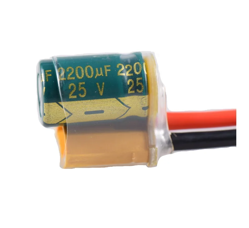 XT60 CAP 2200 мкФ 25V 2 6S Power LC модуль фильтра для контроллера полета VTX модели