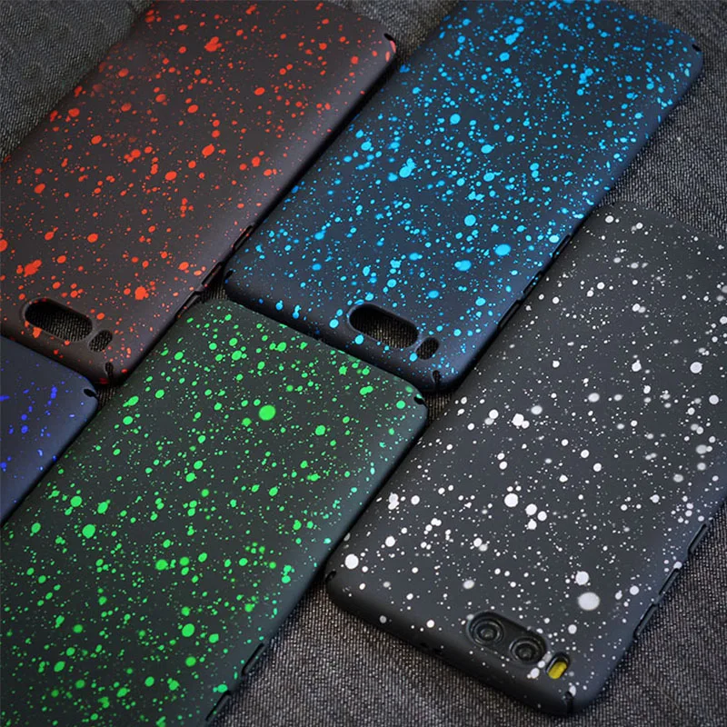 YueTuo case for xiaomi mi6 mi 6 3d bling glitter matte protective luxury original hard back ultra thin full cover coque phone |