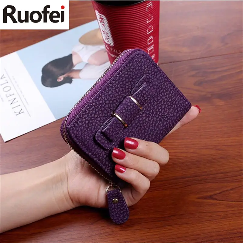 Кошелек RUO FEI Женский короткий на молнии|brand women wallet|women brand walletwomen wallets |
