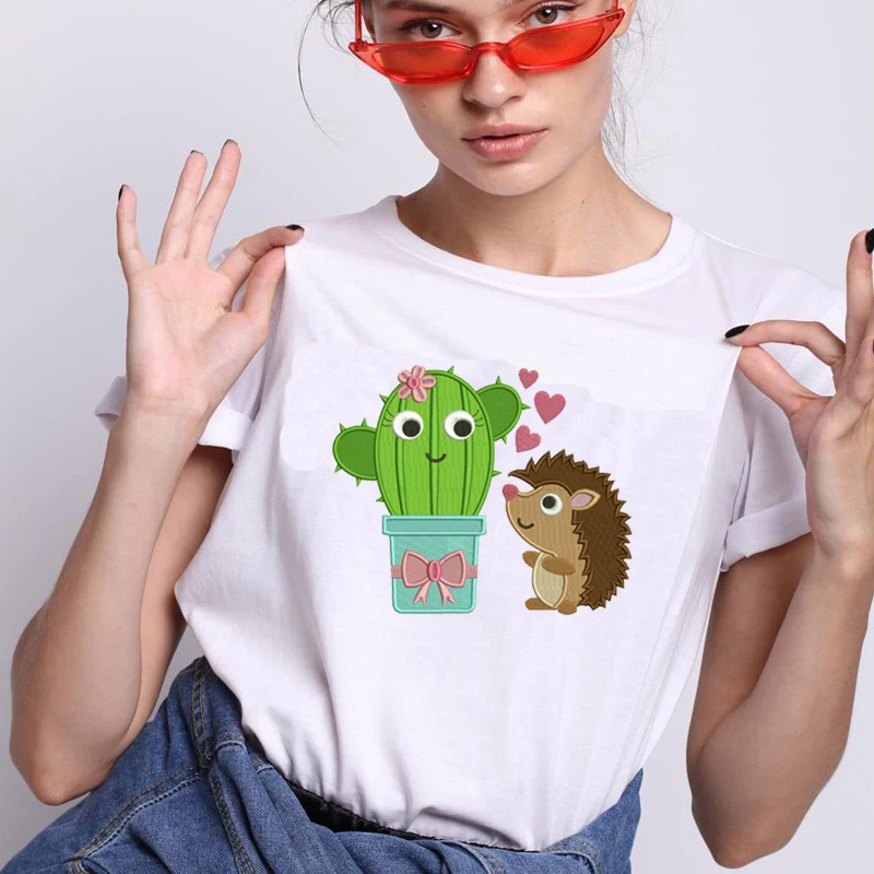 2019 летнее облегающее платье с новым рисунком vogue Ежик кактус забавные печатные
