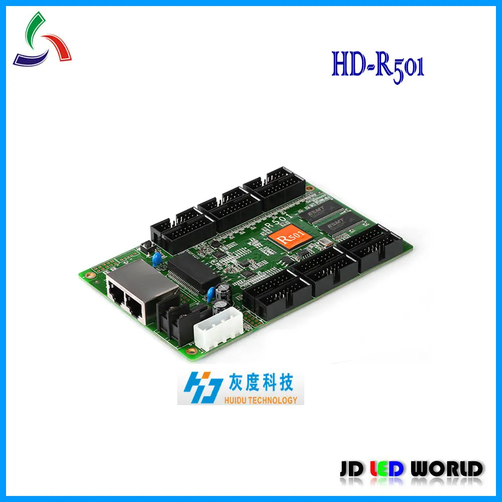 HUIDU R501 HD-R501 видео полноцветный светодиодный экран приемная карта(работа вместе с C15 C35 C15C A601 A602 отправка карты и плеер коробка