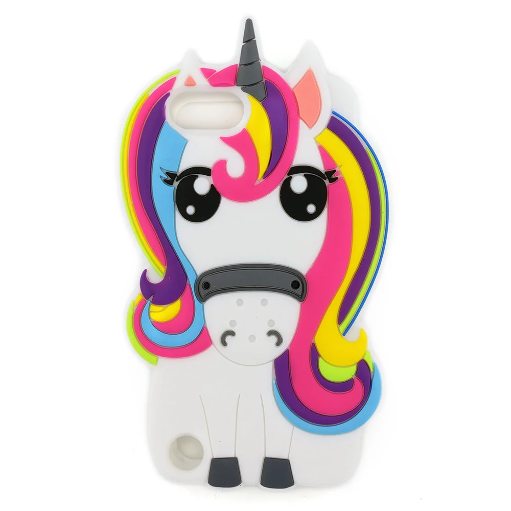 3D мультфильм чехол для Ipod Touch 6 Touch 5 6th/5th поколения Кошка Китти Единорог мило форме мягкого силикона чехол