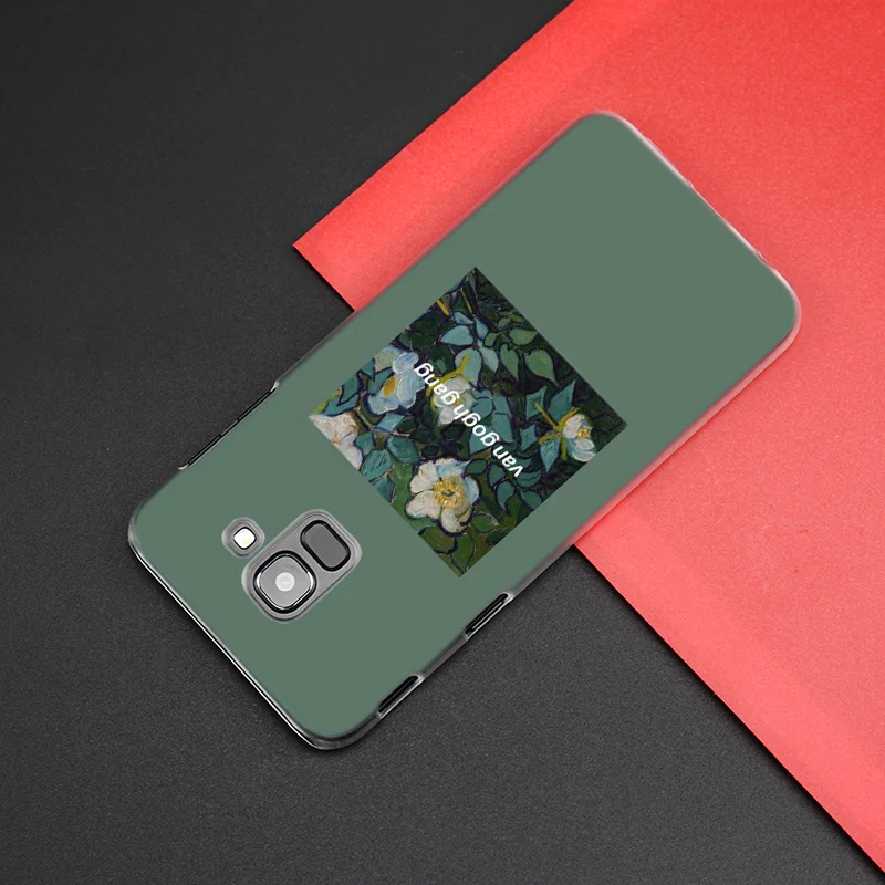 Эстетическое Ван Гог чехол КРЫШКА ДЛЯ samsung Galaxy A50 A70 A60 A40 A30 A20e A10 A9 A8 A7 A6 A5 J8 J7 J6 J5 J4 Plus Prime