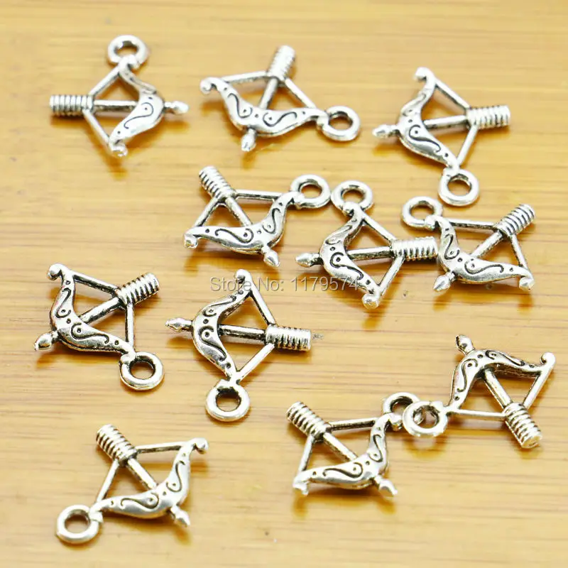 Бусины-шармы с луком и стрелкой для подвесок 10 шт. | Украшения аксессуары