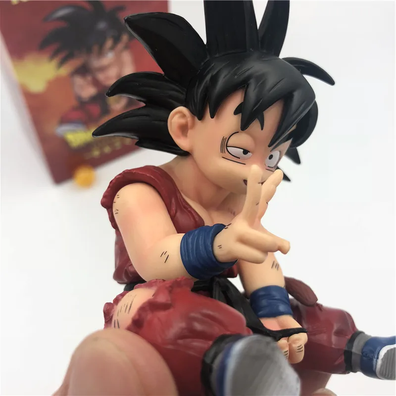 Dragon Ball Z малыш Гоку ранен Ver. Фигурку игрушечные фигурки из игры Dragon Ball DBZ(“Гоку сидя победный жест Вегета ГОКу Супер Saiyan Коллекция Модель