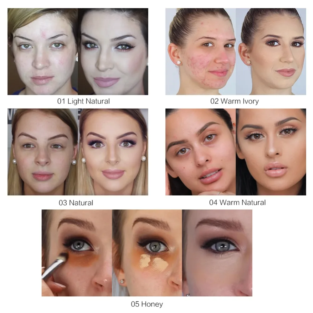 SACE LADY консилер для лица, крем, полное покрытие, макияж, Жидкий корректор, основа, макияж для глаз, темные круги, косметика для лица