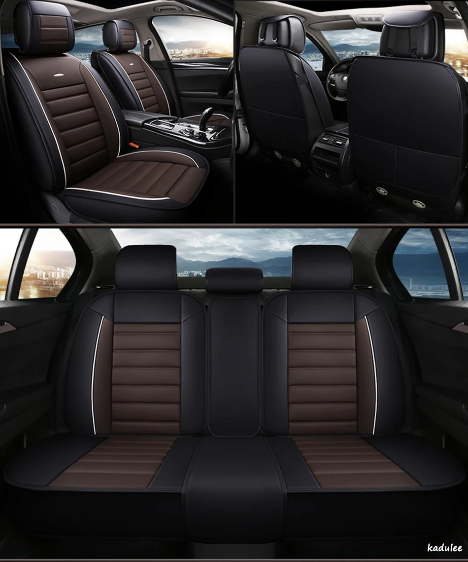 Kadulee сиденья набор для audi a3 8l 8p седан sportback a4 b5 b6 b7 b8 a5 b8 a6 c5 c6 c7 q2 q3 q5 q7 a6l авто аксессуары