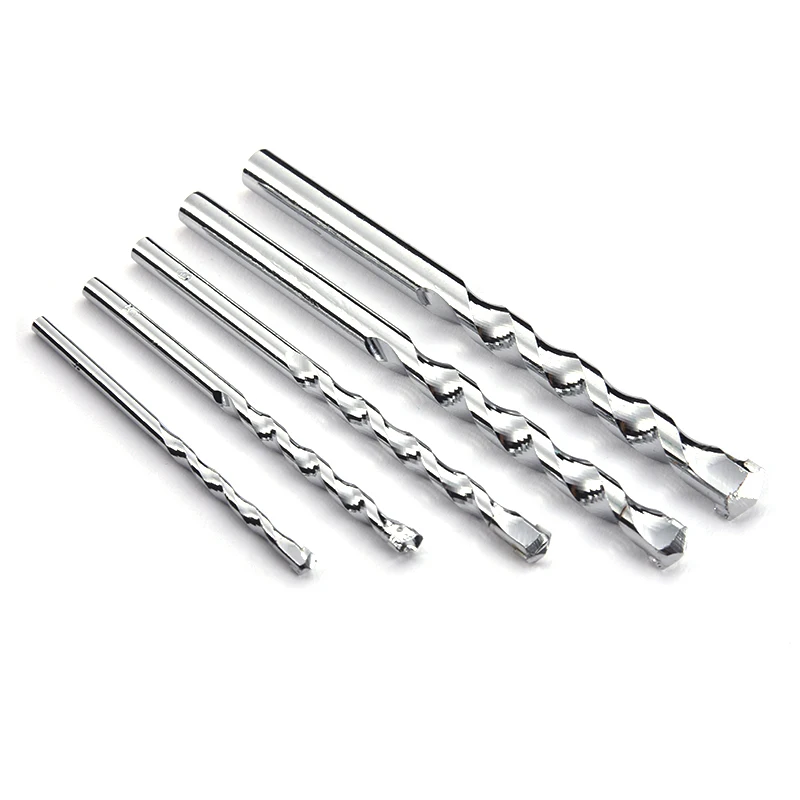 

5pcs Masonry Wall Drill Bits 4mm 5mm 6mm 8mm 10mm For Ceramic Tile Marble Concrete Cement Stone Wall