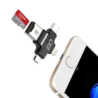 Карта Micro SD 4 в 1 sandisk 32 Гб, флешка OTG USB флеш-накопитель для iPhone 5s5c66 Plus7ipad OTG кардридер, флешка 16 Гб