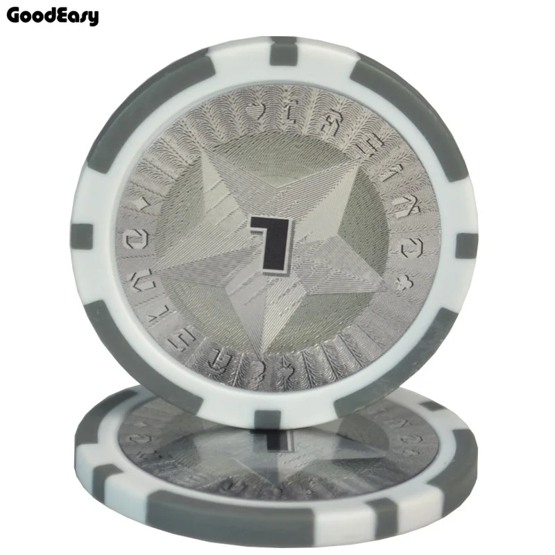 1 5 шт./компл. мульти-col 11,5g ABS железа внутри Casino Chips в форме фишек Казино холдем Монте Карло для покера покерных фишек казино аксессуары - Цвет: 1