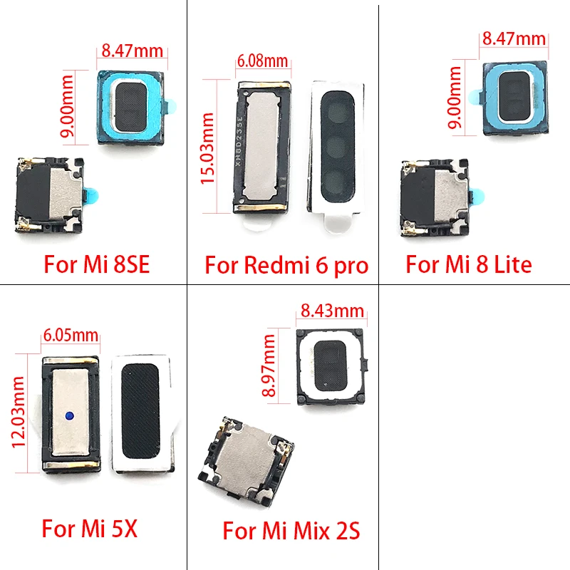 2 шт./Лот для XiaoMi Mi PocoPhone Poco F1 9 8 SE Max 3 Mix 2S A1 A2 Lite динамик наушники гарнитура гибкий