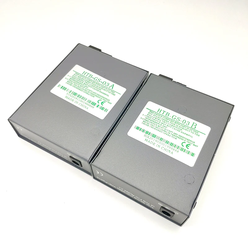 1 пара HTB-GS-03 A/B гигабитный волоконно-оптический медиаконвертер 1000 Мбит/с одномодовый одиночный SC порт 20 км внешний источник питания