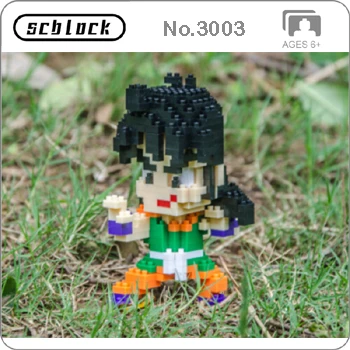 SC аниме Dragon Ball Z Son Goku Супер Saiyan Vegeta Frieza Majin Buu Cell DIY мини-строительные алмазные маленькие блоки игрушки новые в сумки - Цвет: Yamcha