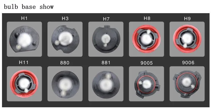 Ксеноновые лампы HID комплект H1 H3 H7 H8 H9 H10 H11 H16 9005 9006 HB3 HB4 35 Вт для автомобильных фар