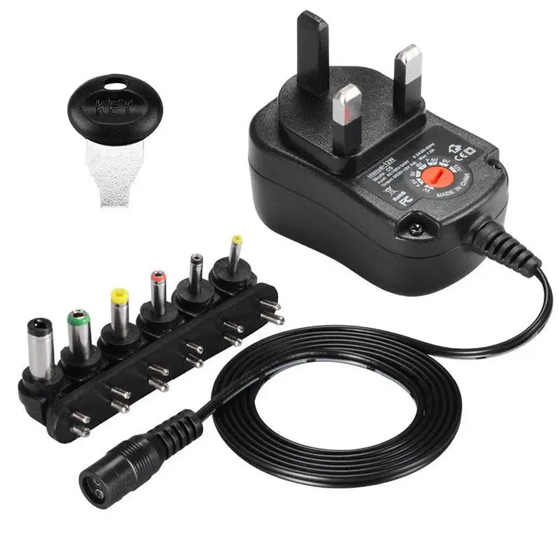 EastVita 4.5V 5V 6V 7.5V 9V 12V 2A 2.5A AC DC Adaptor Adjustable Power Adapter Charger Supply for Camera Phone PC led strip r29 |