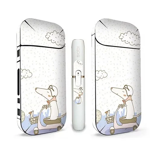 Специальный дизайн, наклейка для IQOS 2,4, чехол, цветной, высокое качество, декоративная наклейка s, защитная крышка, Vape - Цвет: Оранжевый