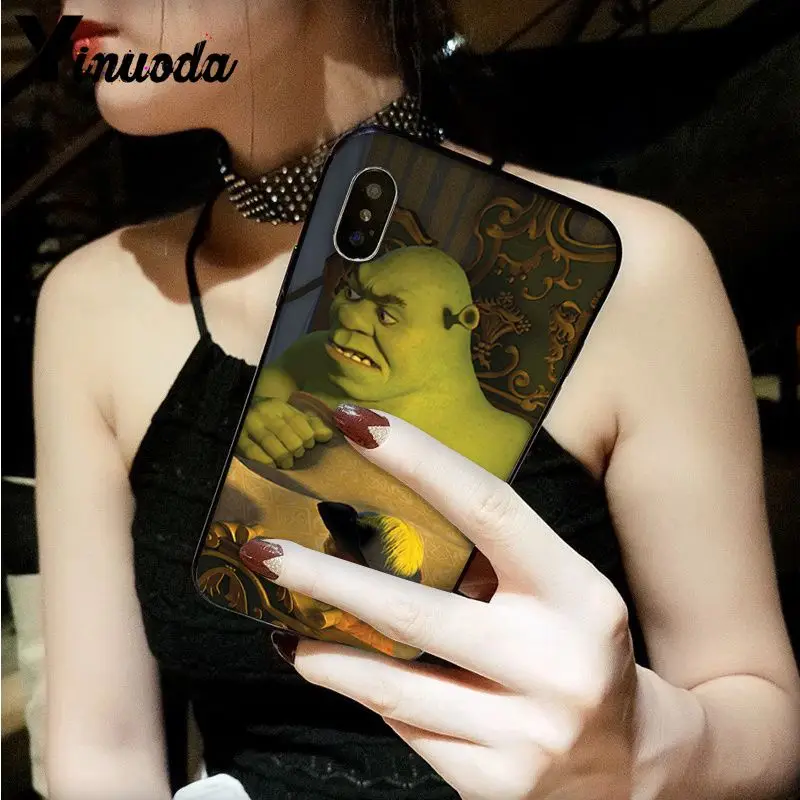 A16 Yinuoda тупой и прекрасный Шрек DIY печать рисунок чехол для телефона крышка оболочка для Apple iPhone 8 7 6 6S Plus X XS MAX 5 5S SE XR - Цвет: A16