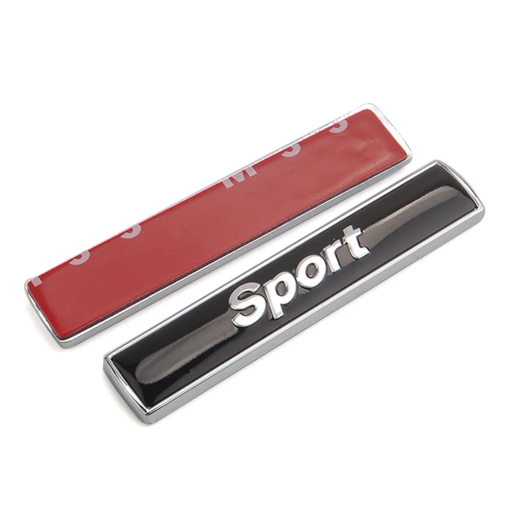 2x Авто 3D Спорт Смола + металлический значок эмблема для стайлинга автомобиля