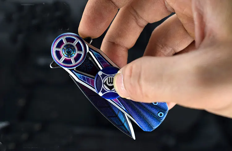 Креативный Мини Складной нож Cs Go Карманный Фруктовый 440C маленькое лезвие