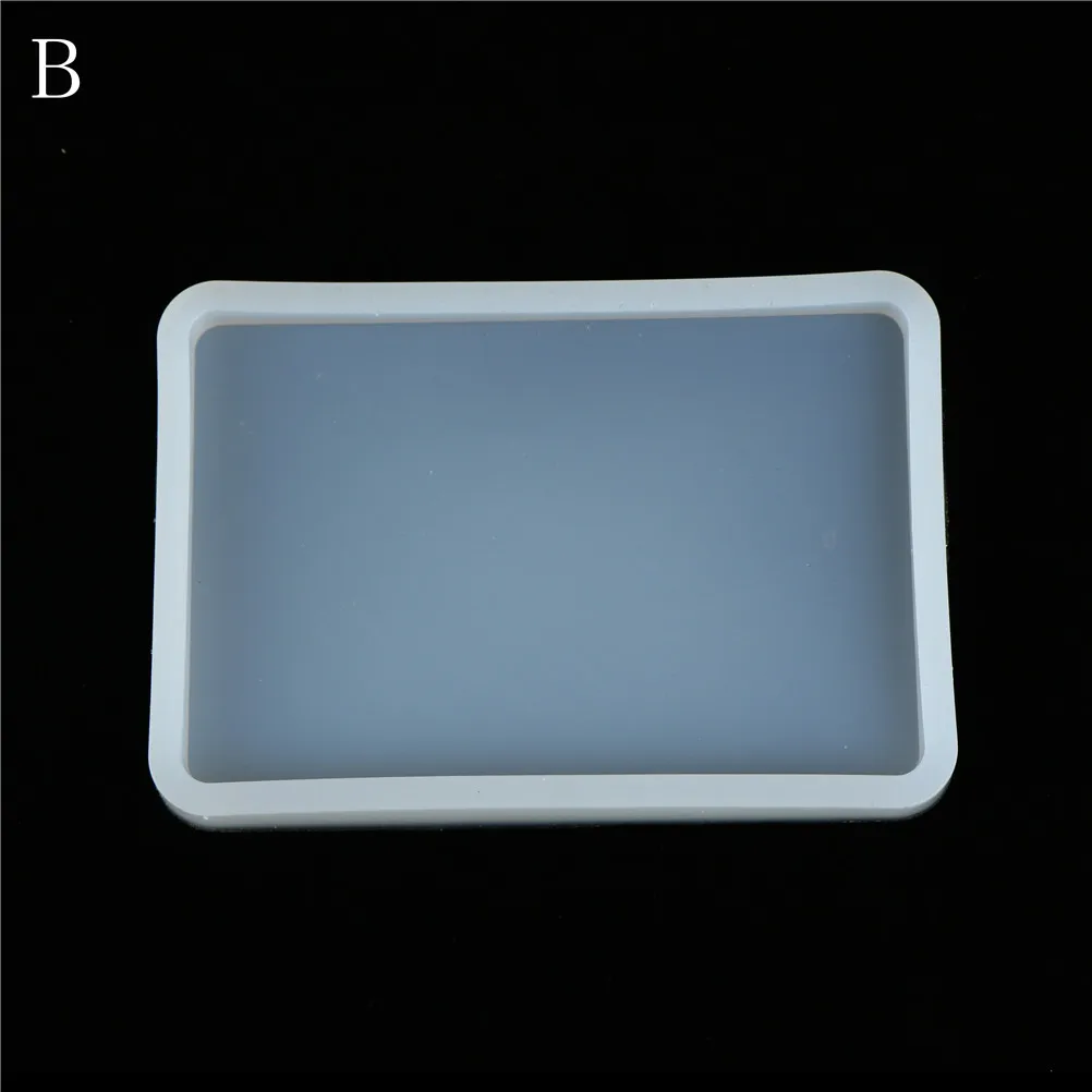 1PC DIY Cake Mold Craft Square Round Resin Silicone Book Mould Decorative Crystal Transparent Epoxy Jewelry Making Mold
