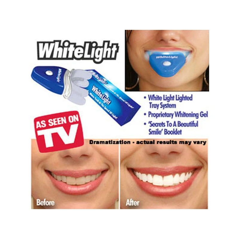 Стоматологическое средство для отбеливания зубов с белым светом Whitelight SEEN ON TV