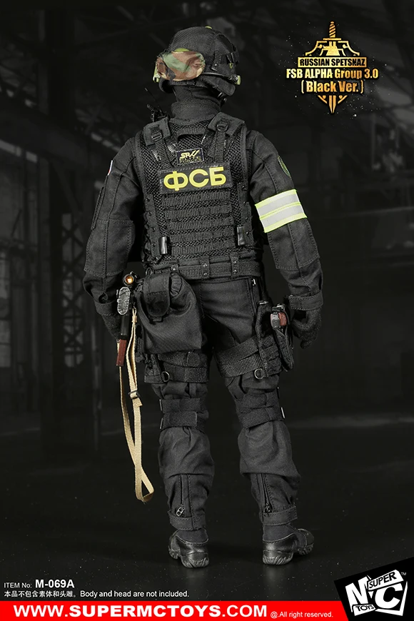 SuperMCTOYS M-069 1/6 русский спецназ FSB Alfa Group 3,0 Набор для 12 дюймовых фигурок DIY