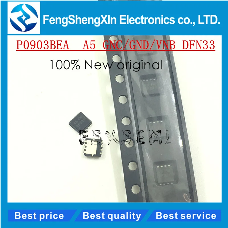 (5 10 шт.)/партия Новый чипсет P0903BEA A5 GND GNC PNB QFN 8|p p| |