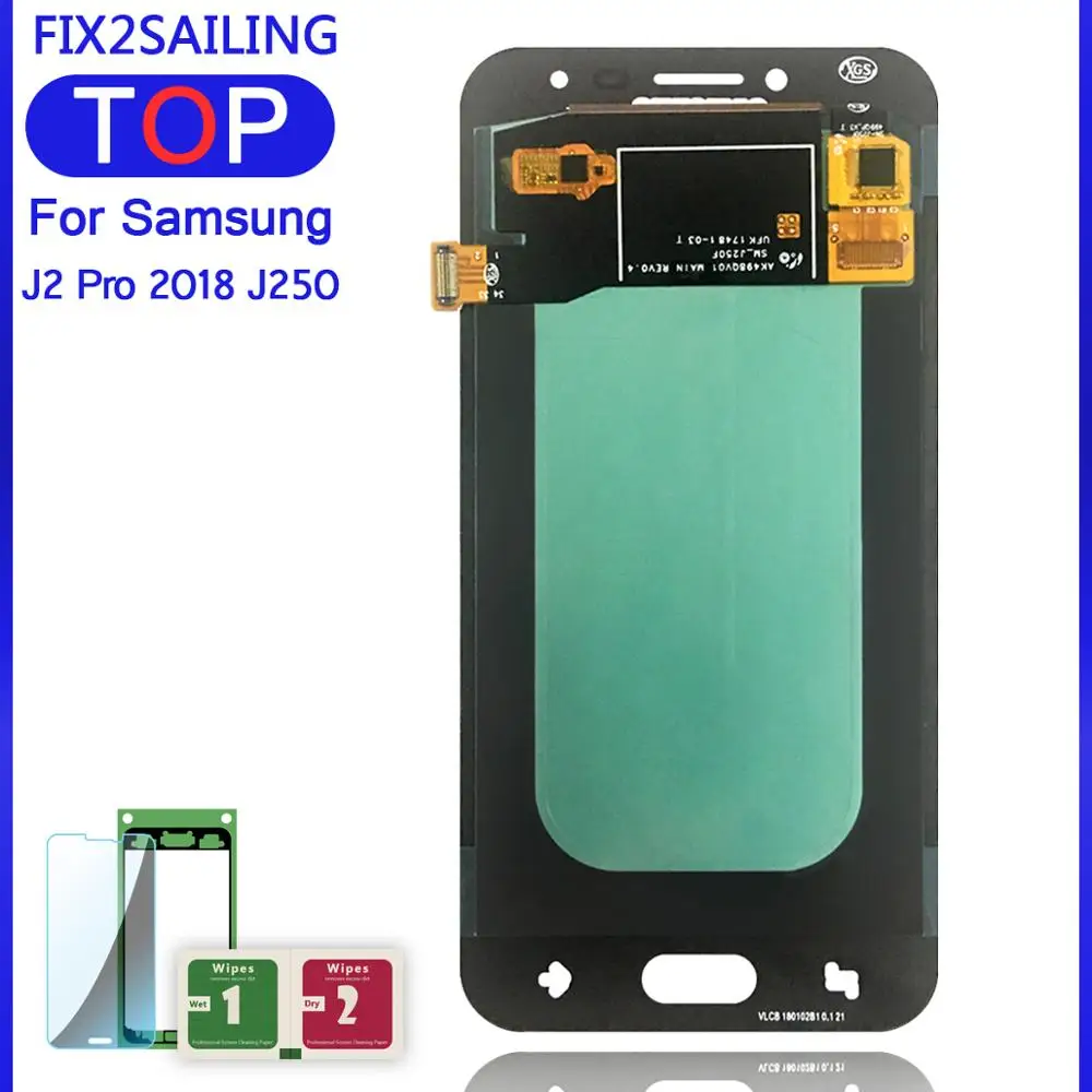 ЖК дисплей для Samsung Galaxy J2 Pro 2018 J250 J250F/DS сенсорный экран дигитайзер Замена J250|Экраны