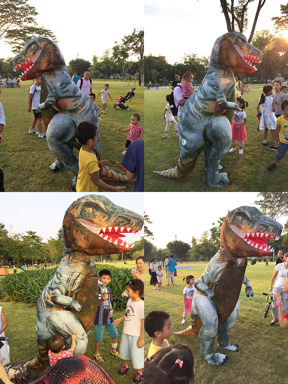 Новейший надувной костюм динозавра T-Rex, Парк Юрского периода, надувной динозавр, карнавальный костюм, костюм на Хэллоуин для женщин и мужчин