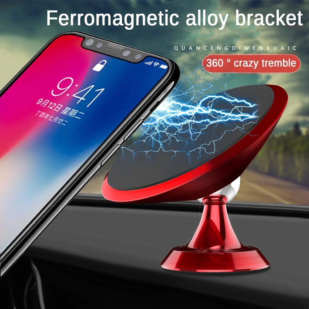 Магнитный автомобильный держатель для телефона iPhone XS X samsung магнитный
