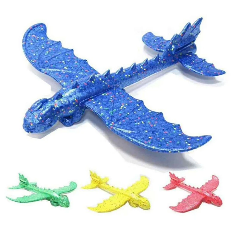 48 см ручной запуск бросание планерный самолет инерционная пена EPP Динозавр Поезд