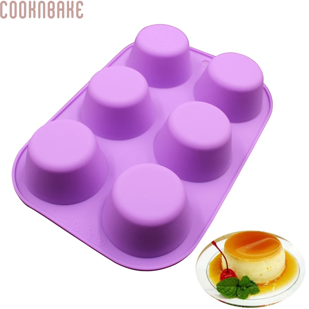 COOKNBAKE силиконовая форма для кексов маленькая Форма круглая выпечки кондитерский