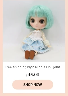Middie blyth кукла шарнир тело белый микс розовый 1/8 20 см bjd Подарочная игрушка Фортуна дней