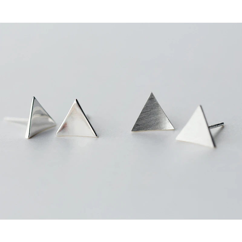 Женские Треугольные Серьги-гвоздики TOYOOSKY простые геометрические серьги из